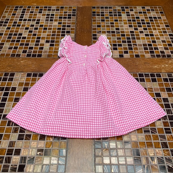 Ralph Lauren Gingham Baby Girl Dress - Picture 4 of 5